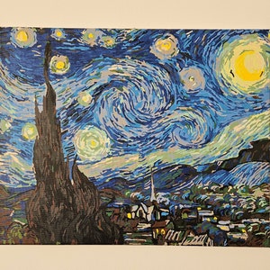 Starry Night - Vincent van Gogh I Handmade reproduction
