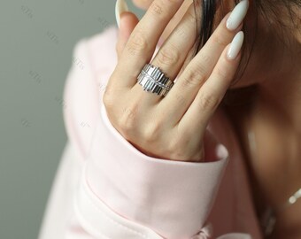 Made in Japan!  “Skalisto Middle” Ring | Silver Japanese Ring | Genuine Sterling Silver