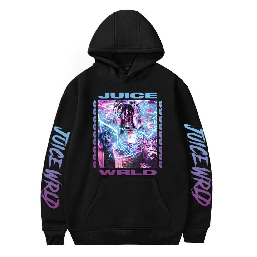 Juice Wrld Electric Fashion Hoodie Etsy