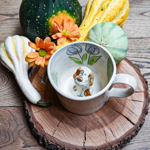 300ml Creative Frog Ceramic Mugs 3D Cartoon Cup Hand Drawn Animal Coffee  Mug Gift Coffee Cup