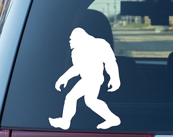 Bigfoot Sticker, Sasquatch, Vinyl Decal For Car Window and Bumper.