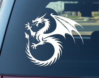Dragon Sticker, Vinyl Decal For Car Window and Bumper.