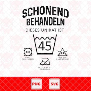 Schonend Behandeln Dieses Unikat Ist 45 Svg, traiter doucement les png, t-shirt 45e anniversaire, cadeau de fête 45e anniversaire. Fichier vectoriel pour Cricut.
