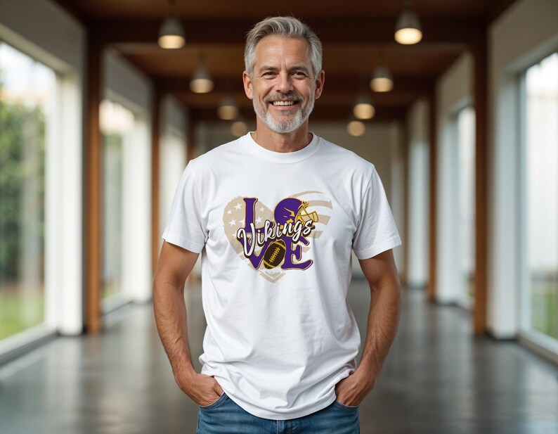 Love Vikings Svg, Vikings Football Png, Vikings Shirt Design, Sports