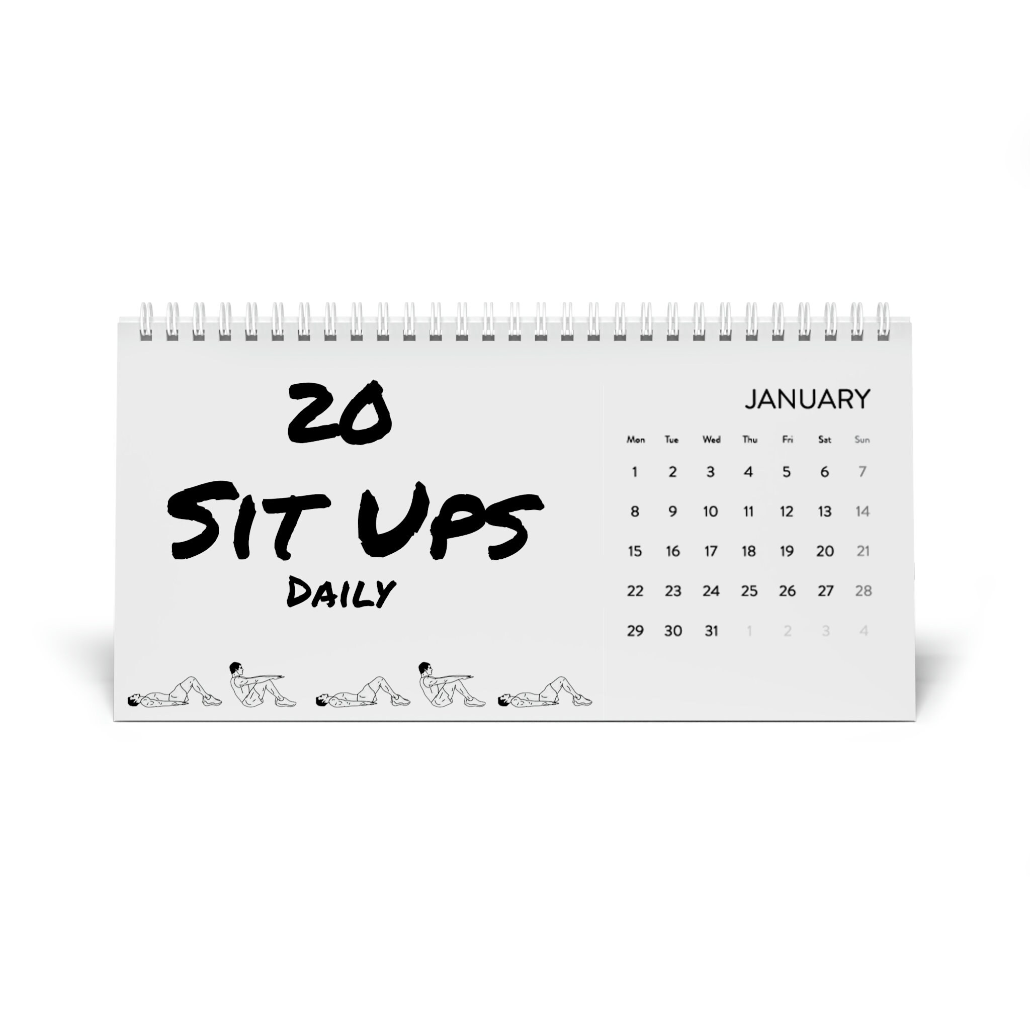 AB Challenge 2024 Calendar 2024 Gift Gift for Gym Etsy Australia
