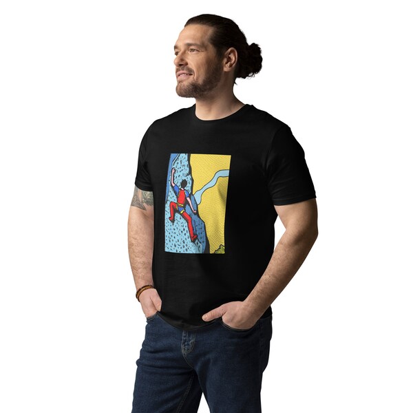 Climbing T Shirt Etsy