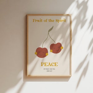 Fruit of the Spirit 'wall art, Sunday school -posters, nursery decor