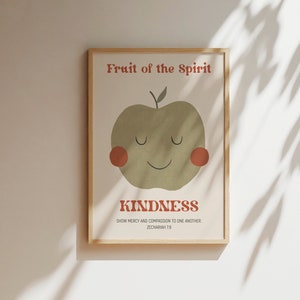 Fruit of the Spirit 'wall art, Sunday school -posters, nursery decor