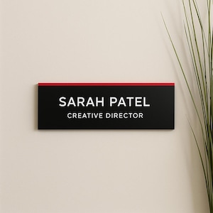 Personalized Custom Made Name Plate for Door and Desk
