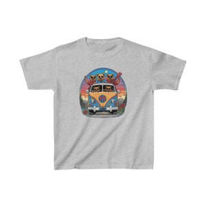 Kids Heavy Cotton™ Tee,cute bears go on vacation image 6