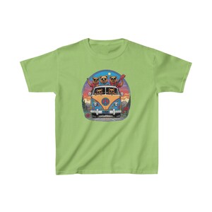 Kids Heavy Cotton™ Tee,cute bears go on vacation image 8