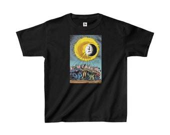 Kids Heavy Cotton™ Tee,solar eclipse