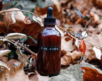 Fire Cider Herbal Tonic | 4oz | Warming | Immunity + Anti-inflammatory