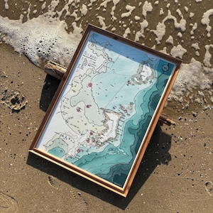 Carte marine Almanarre, Presqu’île de Giens, Porquerolles, Port-Cros
