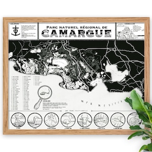 A3- « Carte du Parc Naturel Régional de Camargue »
