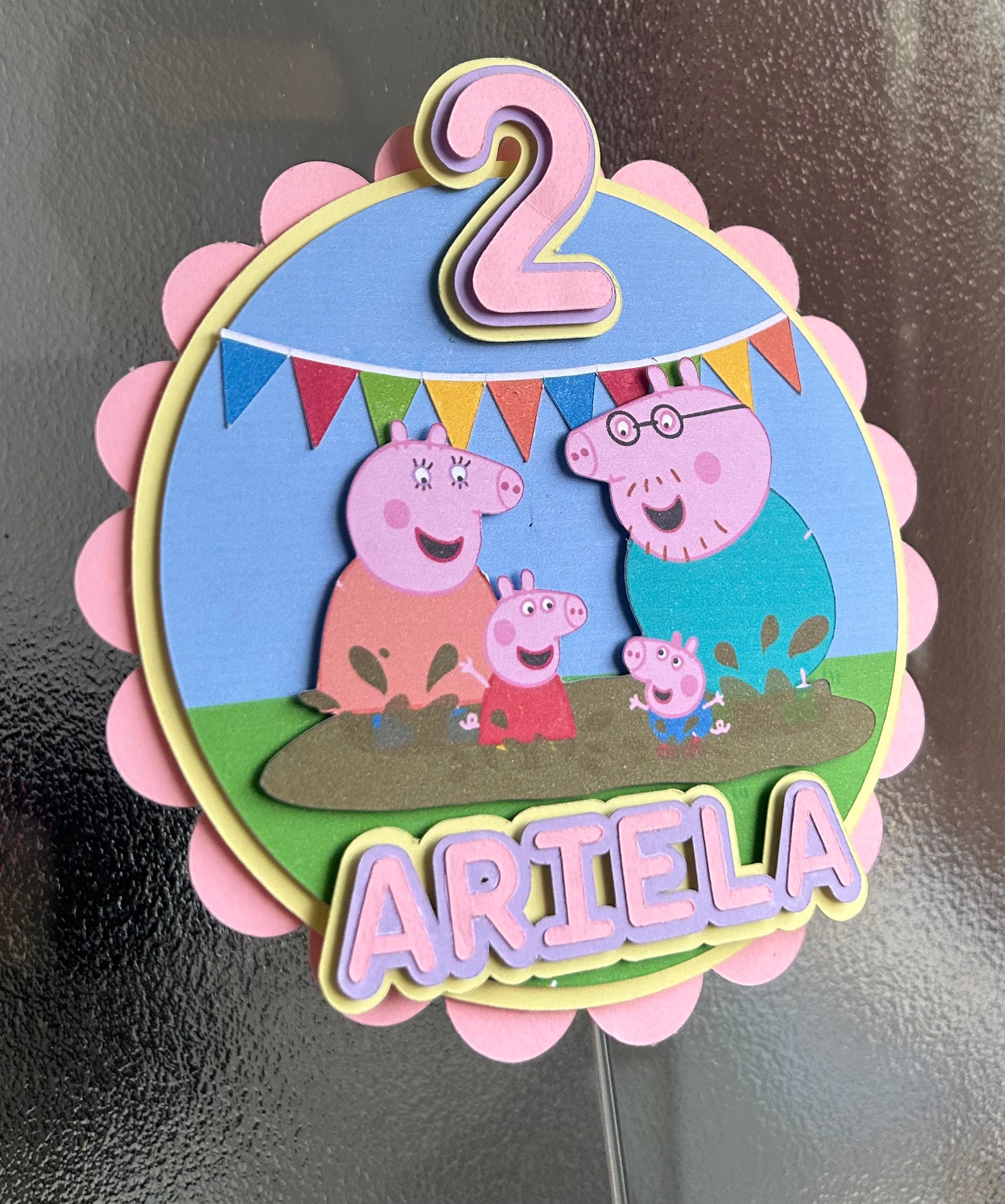 Casa Peppa Pig Topper  Peppa pig stickers, Peppa pig cake topper, Peppa pig  wallpaper