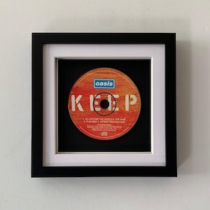 Oasis - All Around The World - Framed CD Single - Music Wall Art - Music Gift