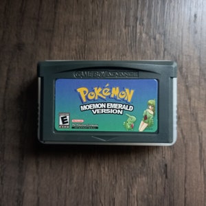Pokemon Moemon Emerald Version Hacked ROM GBA Nintendo Gameboy Advance ...