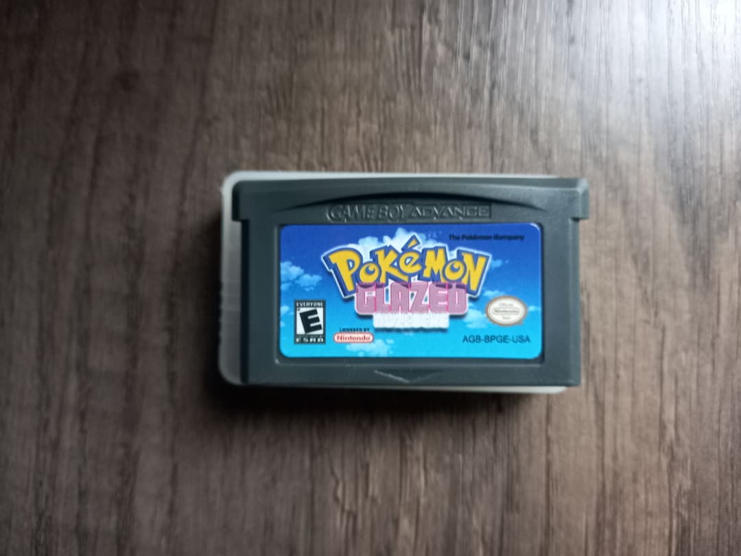 Pokemon Glazed Version Hacked ROM GBA Nintendo Gameboy Etsy