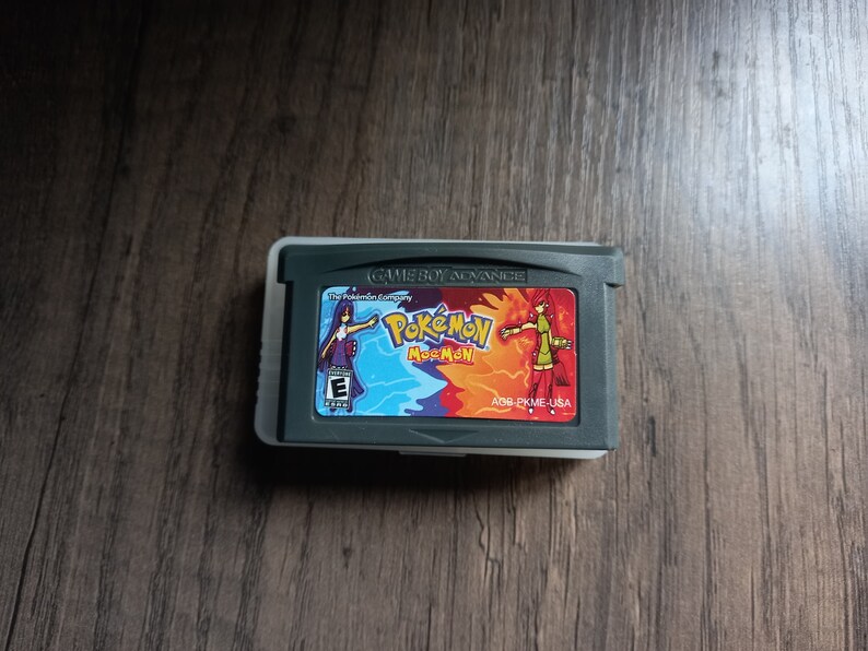 Pokemon Moemon Hacked ROM GBA Fire Red Nintendo Gameboy Etsy