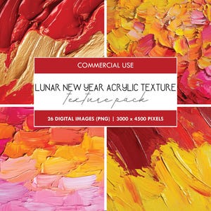 Nieuw maanjaar Acryltextuur Chinees Nieuwjaar Digitaal ambachtelijk papier Abstract digitaal schilderen Digitale achtergrond Print Feestelijke achtergrond, png