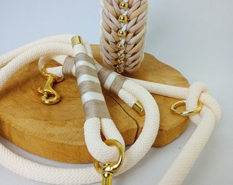 Paracord Hundehalsband & Tauleine aus der Hochzeitscollection