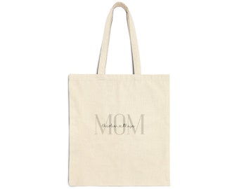 Bolso de mano personalizado para mamá, bolso de mamá con nombre personalizado, comprador, regalo para mamá, regalo de cumpleaños, regalo del día de la madre, regalo personalizado, bolsa de mercado