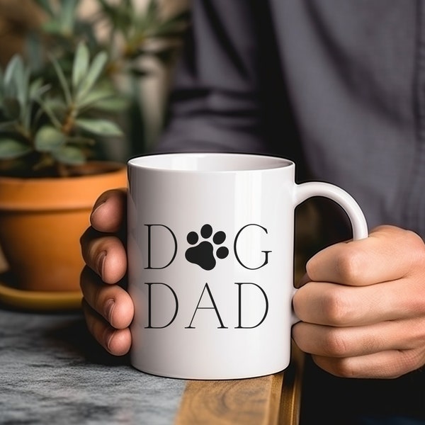 Dog Dad Mug, Dog Dad Tasse, Dog Lover, Dog Dad Gift, Dog Lover Gift, Hundeliebhaber Tasse, Geschenk für Hunde Papa