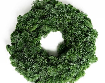 Adventskranz - Tannenkranz echt Bergkiefer - einseitig gebunden - 100% echt