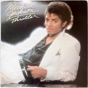 Michael Jackson Thriller Vinyl Record Album 1982 | R&B Pop Disco Soul Classic | Vintage Vinyl LP