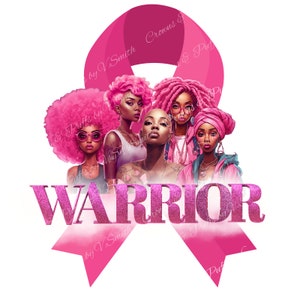 Breast Cancer Awareness Afro,  Png Design, Black Women Png, black Breast Cancer Png, Digital Download Breast Cancer Awareness, pink hair