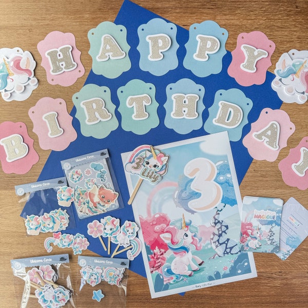 Box anniversaire - Unicorn Circle