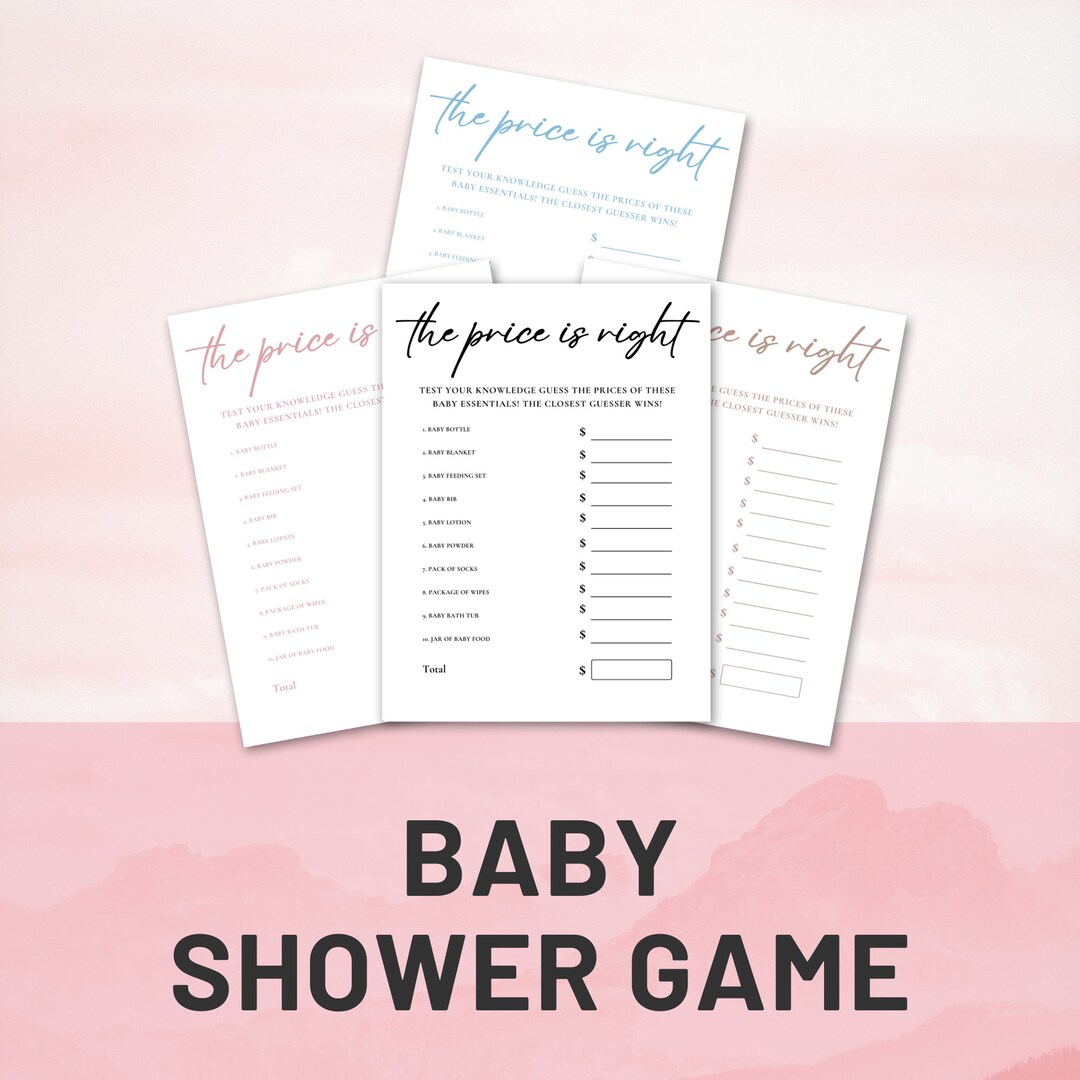 Baby Shower Game Template, Baby Shower Games, Baby Shower Party Game Baby Shower Game Template, Baby Shower Games, Baby Shower Party Game