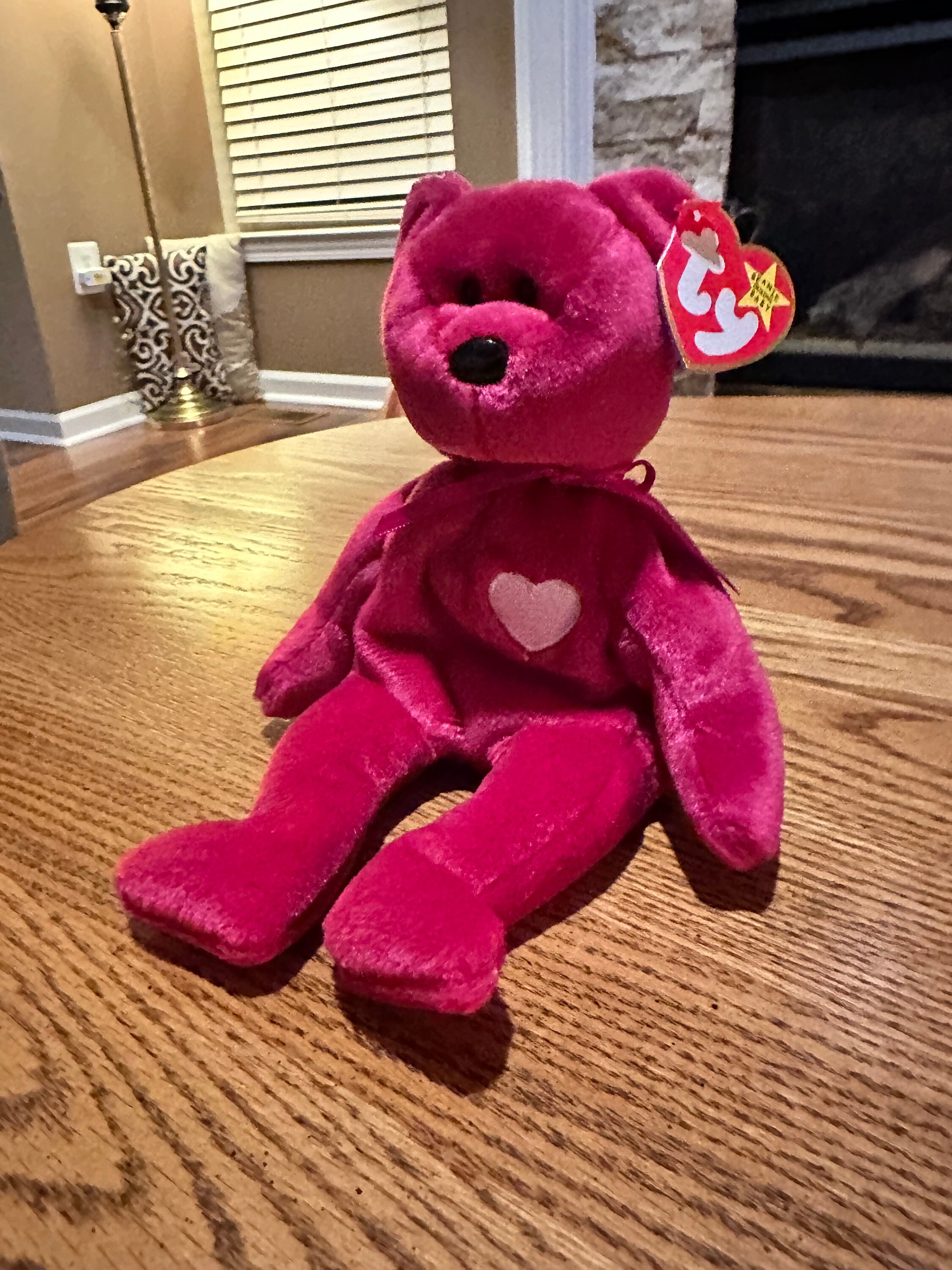 Vintage TY Beanie Babies Valentina the Bear, Style Number 4233