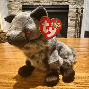 Vintage TY Beanie Babies 'Howl The Wolf', Style Number 4310, Retired With  Tags