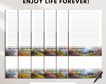 Enjoy Life Forever Stationery: JW Letter Writing Paper (Digital Download)