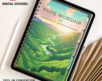 2025 Pure Worship Convention Digital Notebook for Goodnotes (Digital Download)