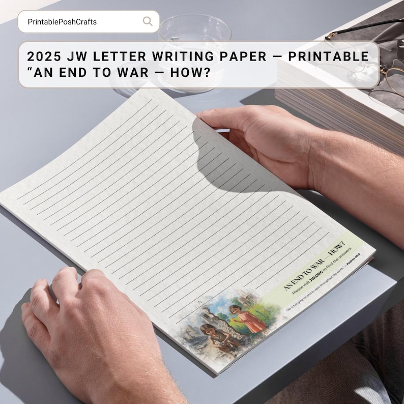 An End to War - How?, JW Essentials, JW Letter Writing, JW website, JW QR Code, Ministry Essentials, Letter writing template, JW Stationary, JW, JW gifts, RP gifts, JW Home page, Pioneer gift,  Letter writing, Template, jehovah's witness, jw stationery, September Campaign, 2025 Special campaign