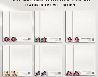 JW Letter Writing Paper: Featured Article Edition (Printable Digital Product)