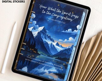 JW Convention Digital Notebook 2025-2026: Hear What the Spirit Says (Digital Download)