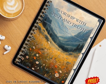 2025 Worship With Spirit and Truth Assembly Digitaal notitieboek voor Goodnotes (digitale download) JW