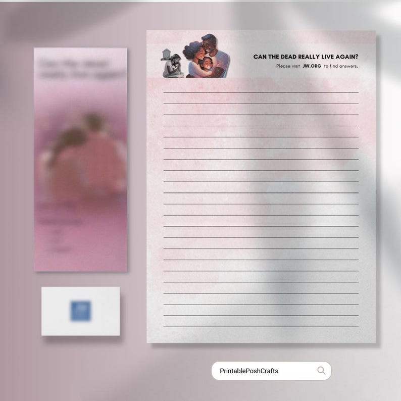 JW Letter Writing Paper Tracts Edition | JW Printable | Letter Writing Paper | Lined and Unlined ...