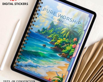 2025 Pure Worship JW Convention Digital Notebook for GoodNotes (Digital Download)