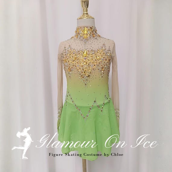 green figure skating dresses Jerry's Ice Skating Dress - 623 Tulip Lace Dress