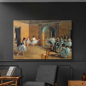 エドガー・ドガの版画、オペラ座のダンスホール、エドガー・ドガのポスター、印象派のバレリーナの肖像画のキャンバス、展覧会ポスター、美術複製