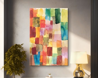 Lámina de Paul Klee, póster de la exposición de Paul Klee, póster de museo, arte abstracto moderno, bellas artes, decoración escandinava, arte ecléctico de galería