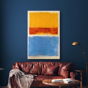 Mark Rothko Untitled Canvas, Mark Rothko Poster, Exhibition Print, Modern Art, Expressionism Painting, Abstract Wall Art, Art Reproduction