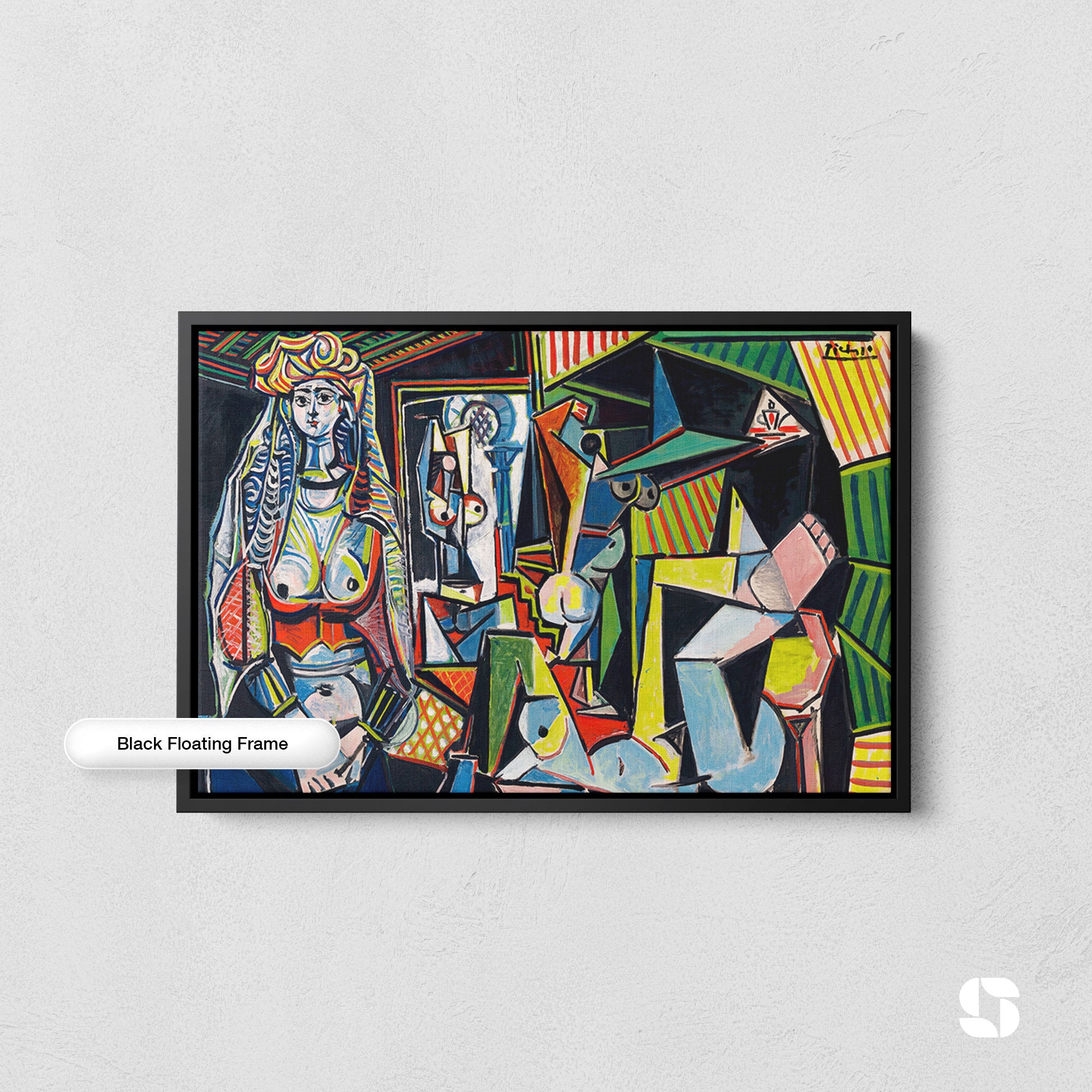 Pablo Picasso Algerian Women Canvas, Picasso Print, Pablo Picasso