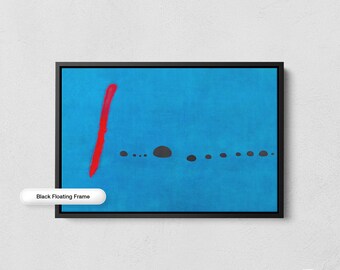 Miro Blue Star Ausverkauft Joan Miro Blue II Bleu Leinwand, Joan