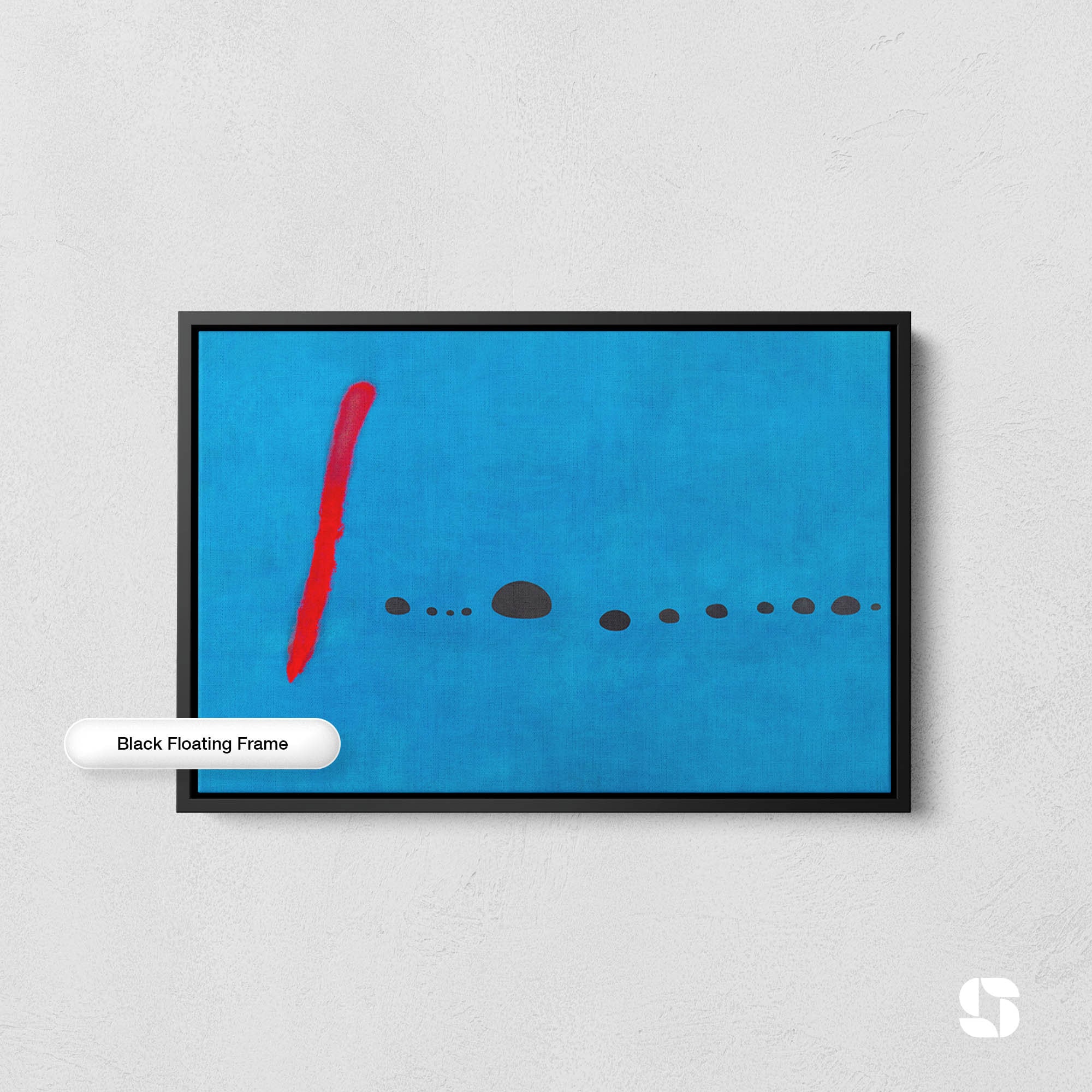 Joan Miro Blue II - Bleu 2 Canvas, Joan Miro Blue 2 Print